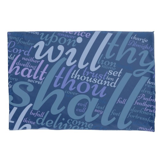 Christelijke Psalm 91 Kussensloop (Voorkant-Links)