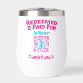 Christelijke QR-code ontwerp waterfles (Voorkant)