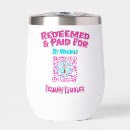 Christelijke QR-code ontwerp waterfles