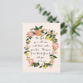 Christelijke Quote Art - Romeinen 16:20 Briefkaart (Staand voorkant)