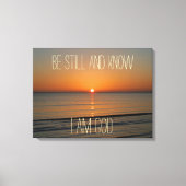 Christelijke Quote Canvas Print (Voorkant)