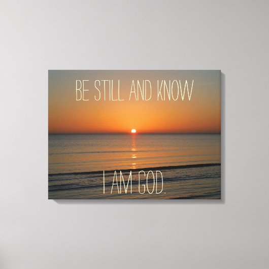 Christelijke Quote Canvas Print (Voorkant)