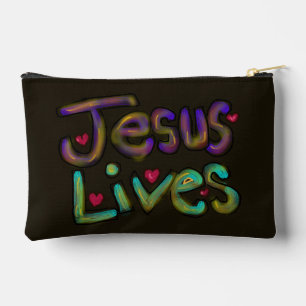 Christelijke Quote 'Jezus Leeft' Bloem Etui
