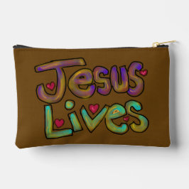 Christelijke Quote 'Jezus Leeft' Bloemstuk  Etui