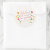 Christelijke Quote Sticker (Tas)
