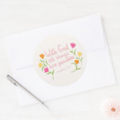 Christelijke Quote Sticker (Envelop)