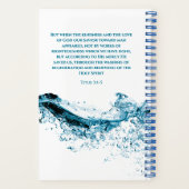 Christelijke Raindrop Gospel Love Quote 5.5 x 8.5 Notitieboek (Achterkant)