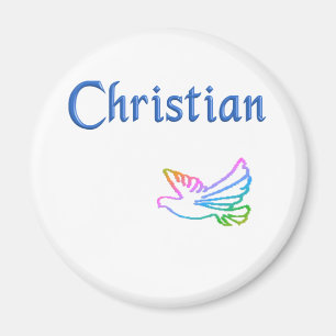 Christelijke regenboogduif magneet