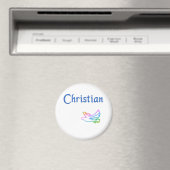 Christelijke regenboogduif magneet (Insitu (Vaatwasser))