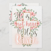 Christelijke Religie, Schriftgedeelte Paasfeest Ka Feestdagenkaart (Voorkant / Achterkant)