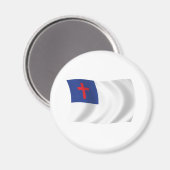Christelijke Religie Vlag Magneet (Voorkant / Achterkant)