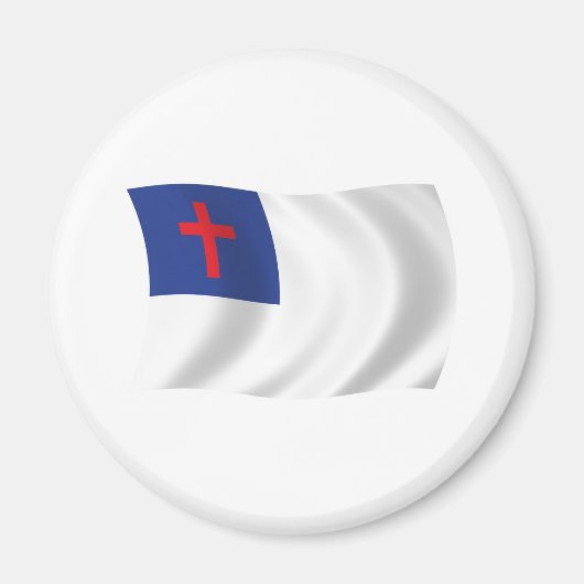 Christelijke Religie Vlag Magneet (Voorkant)
