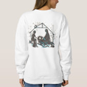 Christelijke religieuze Baby Jezus Kerstfeest Nati Trui (Achterkant)