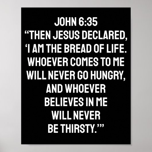 CHRISTELIJKE, RELIGIEUZE BIBARE VERSE QUOTA POSTER (Voorkant)