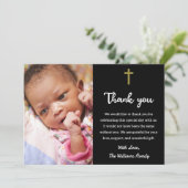 Christelijke religieuze doop Christelijke initiati Bedankkaart (Staand voorkant)