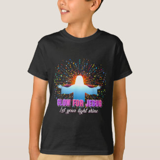 Christelijke Religieuze Gloed Voor Jezus Laat Uw L T-shirt