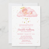 Christelijke Religieuze Heavent Zond Meisjes Baby  Kaart (Voorkant)