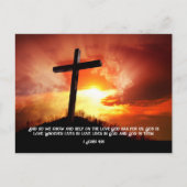 Christelijke religieuze katholieke Valentijnsdag Feestdagenkaart (Voorkant)