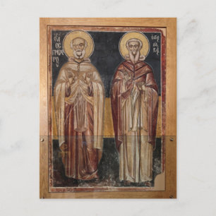 Christelijke religieuze kunst briefkaart