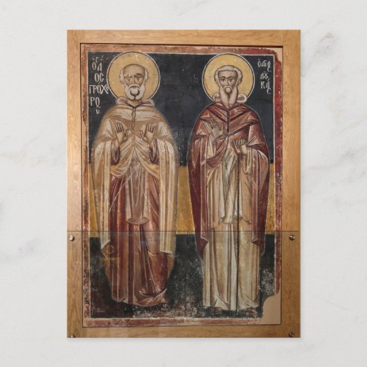 Christelijke religieuze kunst briefkaart (Voorkant)