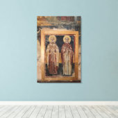 Christelijke religieuze kunst canvas afdruk (Insitu (Houten vloer))