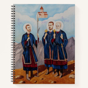 Christelijke religieuze kunst notitieboek
