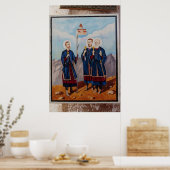 Christelijke Religieuze Kunstwerken Poster (Keuken)