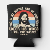 Christelijke religieuze psalmen zonder grenzen 91 blikjeskoeler (Achterkant)