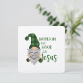 Christelijke Religieuze St. Patrick's Gnome Flat K (Staand voorkant)