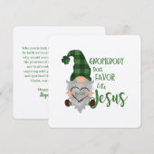 Christelijke Religieuze St. Patrick's Gnome Flat K (Voorkant / Achterkant)