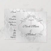 Christelijke religieuze uitnodigingen elegant ontw (Voorkant / Achterkant)