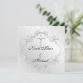 Christelijke religieuze uitnodigingen elegant ontw (Staand voorkant)