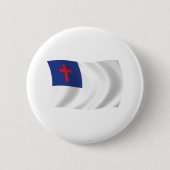 Christelijke Religieuze Vlag Button (Voorkant)