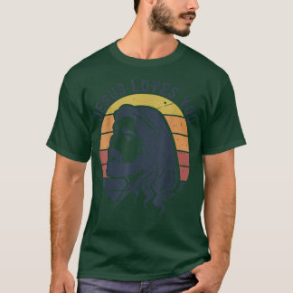 Christelijke Retro Jesus houdt van je, God houdt z T-shirt
