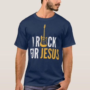 Christelijke Rock Guitarist  Jesus Electric T-shirt