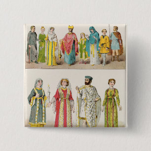 Christelijke Roman Dress Vierkante Button 5,1 Cm