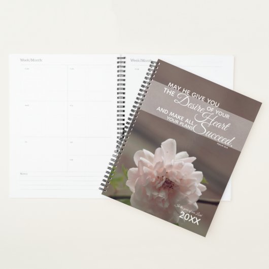 Christelijke roos Planner - Psalms 20 (Display)