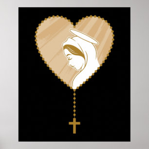 Christelijke Rosary Poster
