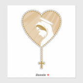 Christelijke Rosary Sticker (Vel)