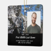 Christelijke rotsklimmer-herdenkingssouvenir keramisch ornament (Links)