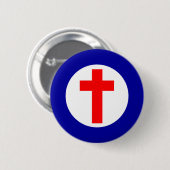 Christelijke Roundel Ronde Button 5,7 Cm (Voorkant /achterkant)