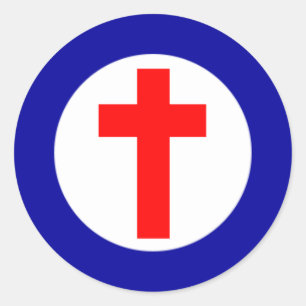 Christelijke Roundel Ronde Sticker