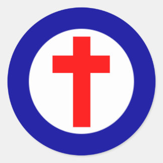 Christelijke Roundel Ronde Sticker
