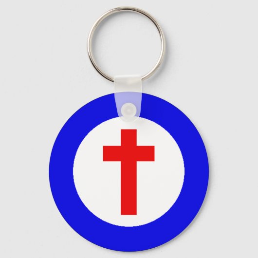 Christelijke Roundel Sleutelhanger (Voorkant)