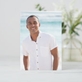 Christelijke rouwfoto-herdenkingsgebedskaart (Staand voorkant)