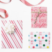 Christelijke roze kerst inpakpapier vel