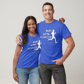 Christelijke run met Purpose Modern Inspirerend T- T-shirt (Unisex)