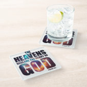 Christelijke Schepping: Hemelen verklaren de heerl Glazen Onderzetter (Schuin)