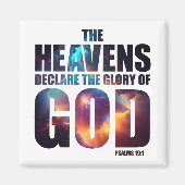 Christelijke Schepping: Hemelen verklaren de heerl Magneet (Voorkant)