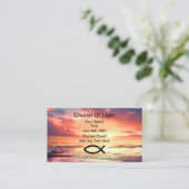 Christelijke Schilderachtig Visitekaartjes (Staand voorkant)